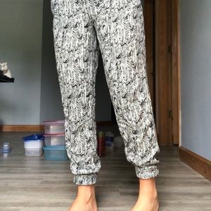 Baggy Boho Patterned Joggers